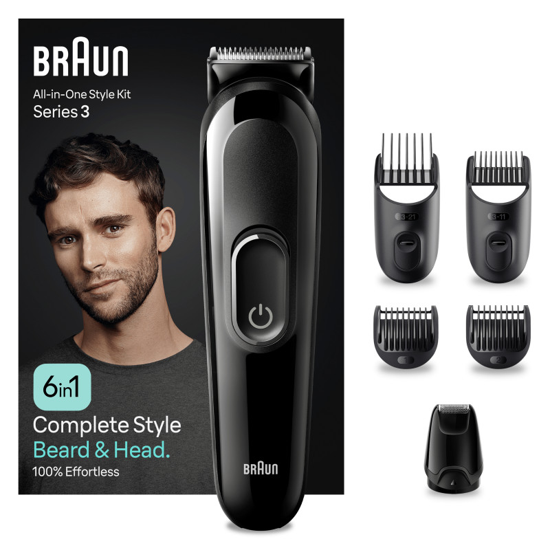 Braun All-in-One Style Kit MGK3420 multigrooming komplekt, täppistrimmer habe ja juustele 4210201446774