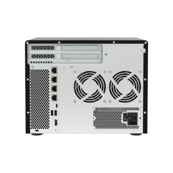 QNAP TVS-H877AX-R5-16G 8-pesaline QuTS hero NAS, AMD Ryzen V1500B, 16GB RAM, 2x2.5GbE, 2U rackmount
