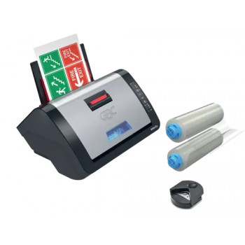 GBC Velocity A4 lamineerimismasin komplektis 10 taskuga, kuumlamineerimine, 2 rulli, ummistusvastane, must 4410076