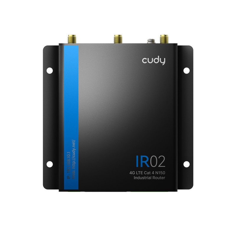 Cudy IR02 tööstuslik 4G LTE Cat 4 ruuter, kahe SIM-iga, 2x Ethernet, DIN-liinile kinnitamine, EU IR02_EU