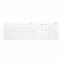 CHERRY DIGITAL HEALTH Active Key AK-C8112 meditsiiniline pestav klaviatuur, täissuuruses, USB, QWERTZ, valge AK-C8112-US-W/CH