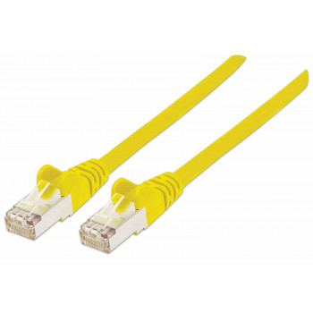 Intellinet suure jõudlusega Cat.7 SFTP võrgupatch-kaabel, 15 m, RJ-45 isane - RJ-45 isane, kollane, halogeenivaba, tõmbevaba 741125