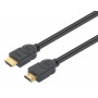 MANHATTAN CL3 4K@60Hz kiire HDMI-kaabel Ethernetiga, 8 m, seina sisse paigaldatav, HDR, kullatud pistikud, topeltvarjestus, must (356985)