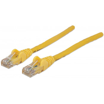 Intellinet Cat6 UTP paigalduskaabel, 2 x RJ45, valatud kaitsekate, 15,0 m, kollane (342407)