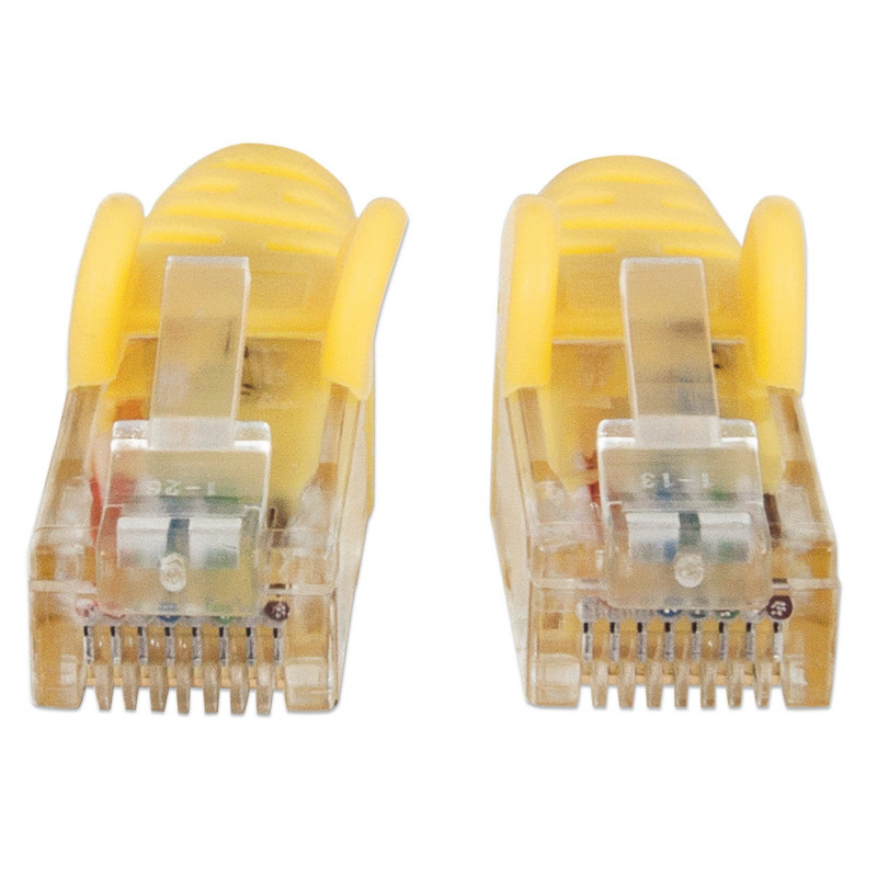 Intellinet Cat6 UTP paigalduskaabel, 2 x RJ45, valatud kaitsekate, 15,0 m, kollane (342407)