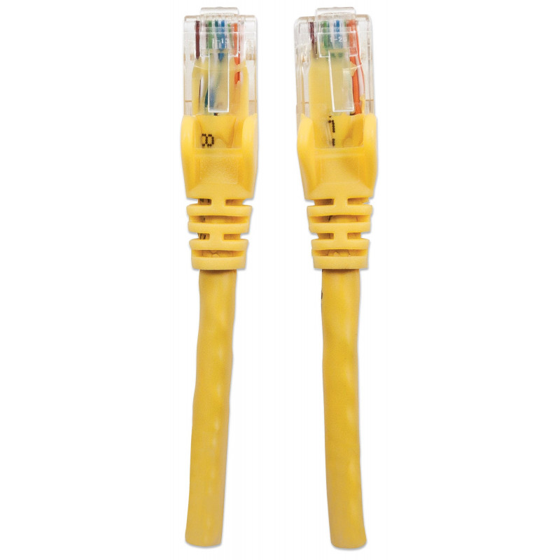 Intellinet Cat6 UTP paigalduskaabel, 2 x RJ45, valatud kaitsekate, 15,0 m, kollane (342407)