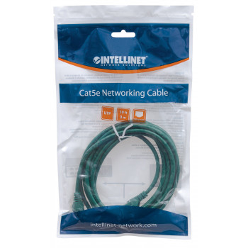 Intellinet Cat6 UTP paigalduskaabel, 2 x RJ-45, valatud, 5,0 m, roheline (343718)