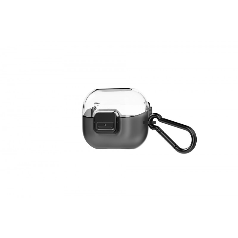 Samsung Galaxy Clip Case Buds 3 Pro jaoks, läbipaistev TPU kaitsekate karabiiniga GP-FPR630HICBW
