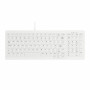 CHERRY Active Key MedicalKey AK-C7000F-U1-W/UK juhtmega USB-klaviatuur, valge/helehall, IP68 tihendatud, desinfitseeritav