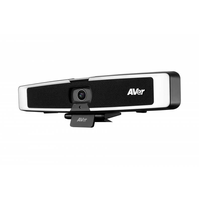 AVer VB130 4K USB videoribakõlar intelligentsi valgustusega, 4x digitaalne suum, 120° vaateväli, AI automaatne jälgimine, beamforming mikrofon, 10W kõlar, PoE+
