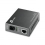 TP-LINK MC111CS Fast Ethernet ühemoodiline WDM kahesuunaline meediakonverter, 100 Mbps, SC, 20 km, must