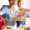 EMSA OPTIMA ristkülikukujuline kuivtoidu hoiustamise konteiner 0,45 L läbipaistev/valge värskusesulguriga, BPA-vaba plast (3110600892)