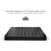 LogiLink 19-tolline rack-riiul 1U reguleeritava sügavusega 570 mm perforeeritud must 800 mm sügavustele kappidele SF0800B