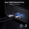 Ugreen NASync DXP6800 Pro 6-pesaline NAS-süsteem, Intel Core i5-1235U, 8GB DDR5, 2x10GbE + 2x2.5GbE, 2xM.2 NVMe, 2xUSB3.2 Gen2, HDMI, PCIe 4.0 25899