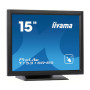 Iiyama ProLite T1531SR-B5 15 inch puutetundlik LED-monitor - 1024 x 768, TN, HDMI/VGA/DisplayPort, kõlarid, mattmust