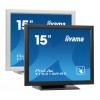 Iiyama ProLite T1531SR-B5 15 inch puutetundlik LED-monitor - 1024 x 768, TN, HDMI/VGA/DisplayPort, kõlarid, mattmust