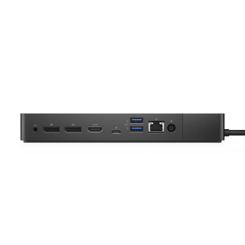 Dell Dock WD19DC dokkimisjaam - kahekordne USB-C, 210W toiteallikas, 5K kuva tugi, must