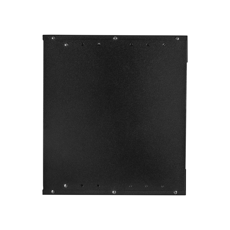 LogiLink 19-tolline seinale kinnitatav kapp ECO 9U, 550mm sügavus, klaasuks, must RAL 9005, eelmonteeritud W09C55B