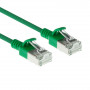 ACT roheline 5m LSZH S/FTP CAT6A õhuke paigalduskaabel snagless RJ45 pistikutega (DB7705)