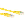 ACT kollane 1,5 m LSZH U/UTP CAT6 paigalduskaabel RJ45 pistikutega IB9851