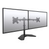 ACT AC8363 kahe monitori käepide lauaalusega kuni 32 inch ekraanile - klambri- ja läbiviigupaigaldus, VESA 75/100, 8 kg käe kohta, must
