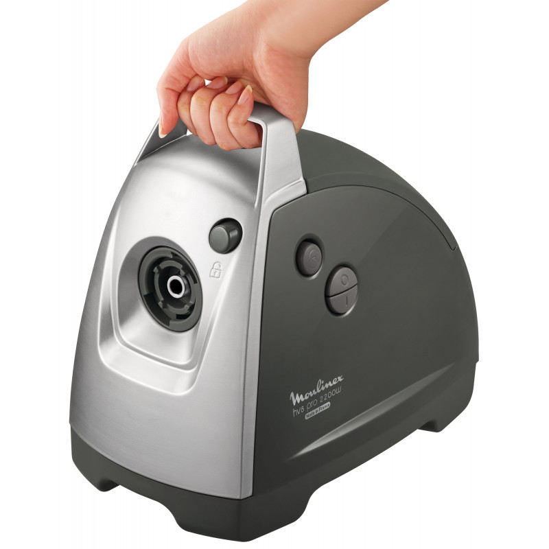 Moulinex ME6868 HV8 Pro 4-in-1 hakklihamasin, 2200 W, 4,5 kg/min, 3 roostevabast terasest ketast, kebbe- ja vorstilisad, must/hõbedane