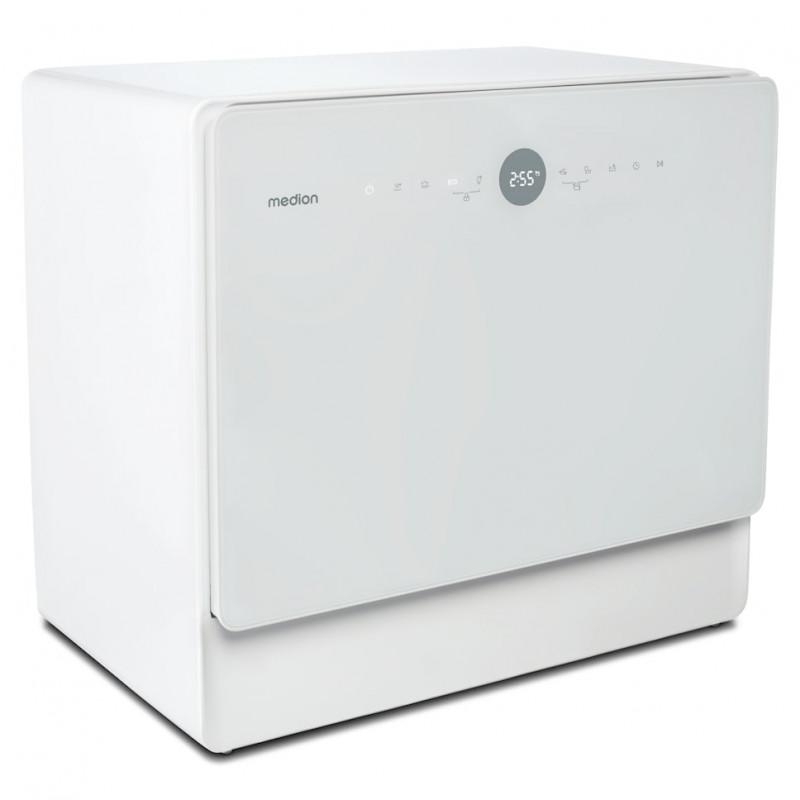 Medion DWT50 (MD 37775) vabaltseisev nõudepesumasin, 50 cm lai, 9 kuivatustaset, energiaklass F, valge