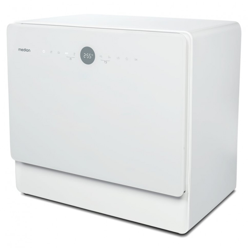 Medion DWT50 (MD 37775) vabaltseisev nõudepesumasin, 50 cm lai, 9 kuivatustaset, energiaklass F, valge