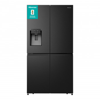 Hisense RQ760N4SBFE külg-külje kõrvuti külmik (Ameerika stiil) 178,5 cm kõrgus EEK E