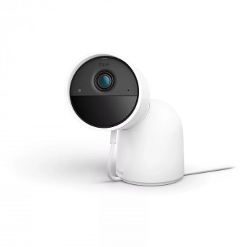 Philips Hue Secure juhtmega kaamera koos alusega, valge