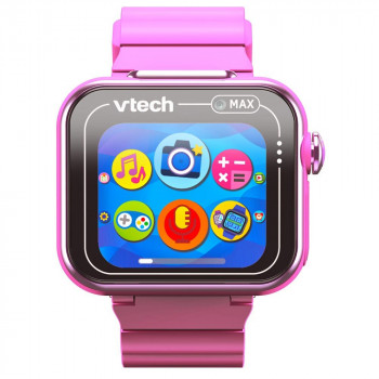 VTech KidiZoom Smart Watch MAX roosa laste nutikell kahe kaameraga, 20+ mängu, aktiivsusmonitor, pritsmekindel