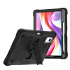 eSTUFF TAMPA Defender ümbris Lenovo Tab K12 12,7 inch tahvelarvutile (ilma sisseehitatud ekraanikaitseta) - Must