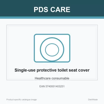 PDS CARE ühekordne kaitsev WC-poti istmekate