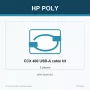 HP Poly CCX 400 USB-A to USB-A kaabel (5 tk), 190 mm, 210 mm, 55 mm, 300 g, Hiina
