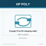 HP Poly Voyager Free 60 USB-C – USB-A laadimiskaabel