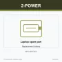 2-Power CBP3760A sülearvuti varuosa
