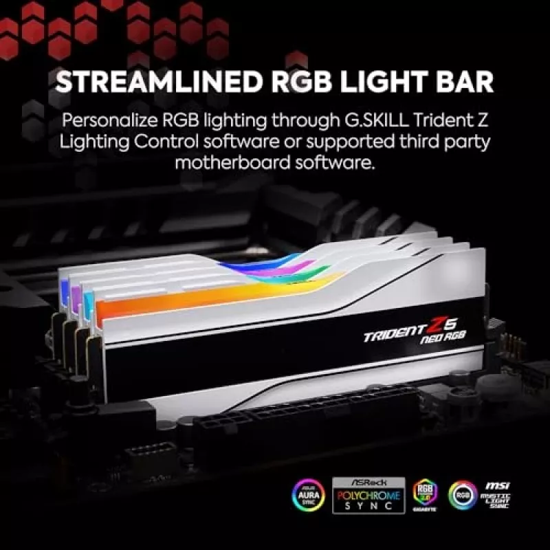 G.Skill Trident Z5 Neo EXPO RGB 64GB (2x32GB) DDR5 PC5-48000C30 6000MHz kahe kanaliga komplekt