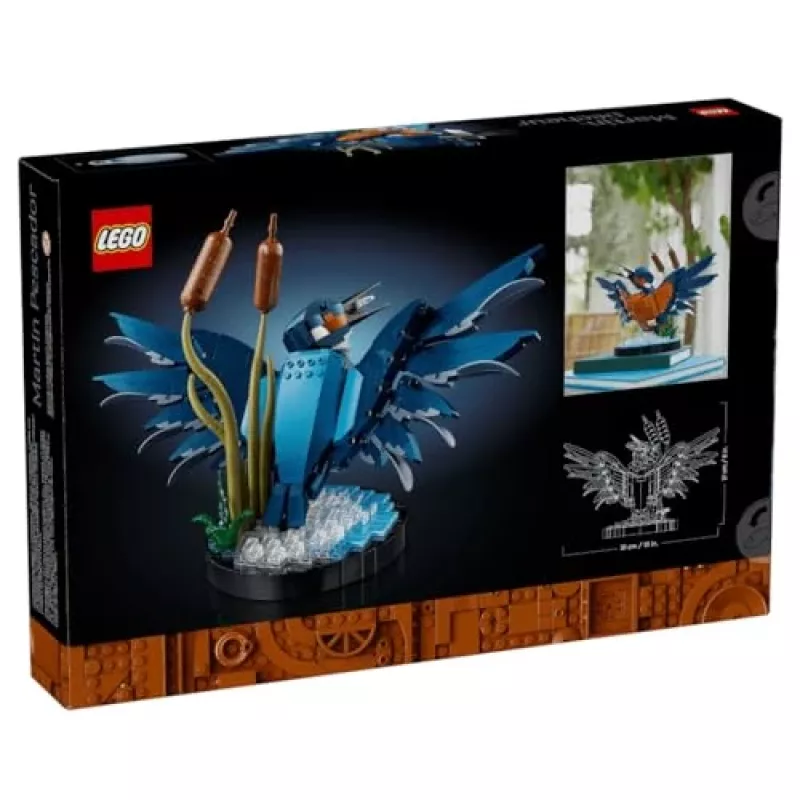 LEGO Icons Jäälind Komplekt Täiskasvanutele Ehitamiseks Veekeskkonna ja Alusega Suurepärane Kodu- ja Kontorilaudade Kaunistus Valentinipäevaks