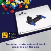 LEGO Technic Maa ja Kuu orbiidil kosmose mänguasjad lastele alates 10. eluaastast, päikesesüsteemi ehitusmänguasi planeetidega