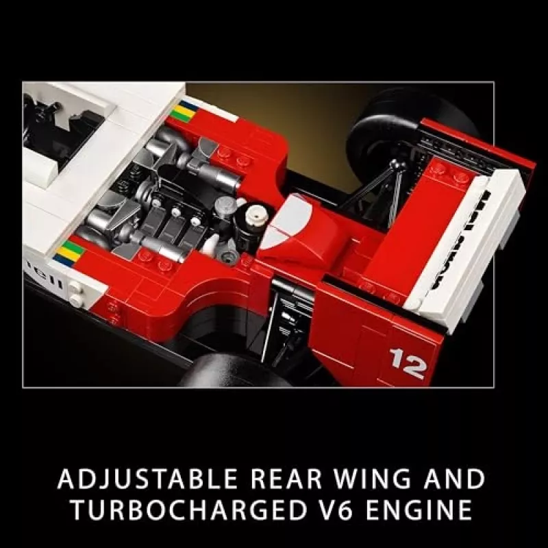 LEGO komplekt McLaren MP4/4 Ayrton Senna 10330 — LEGO ICONS mudelauto väljapanek
