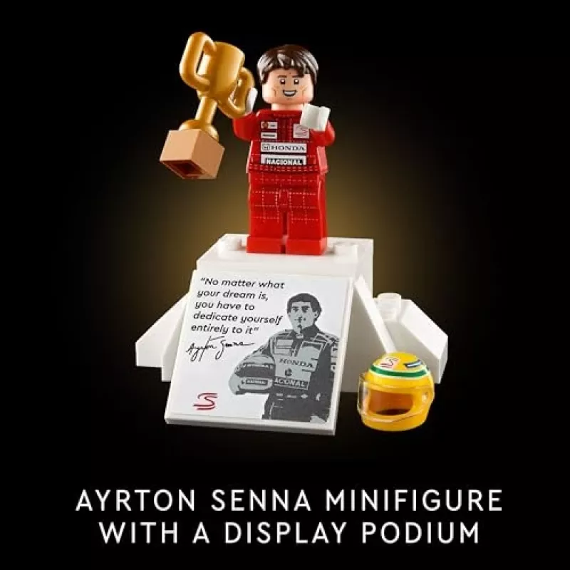 LEGO komplekt McLaren MP4/4 Ayrton Senna 10330 — LEGO ICONS mudelauto väljapanek