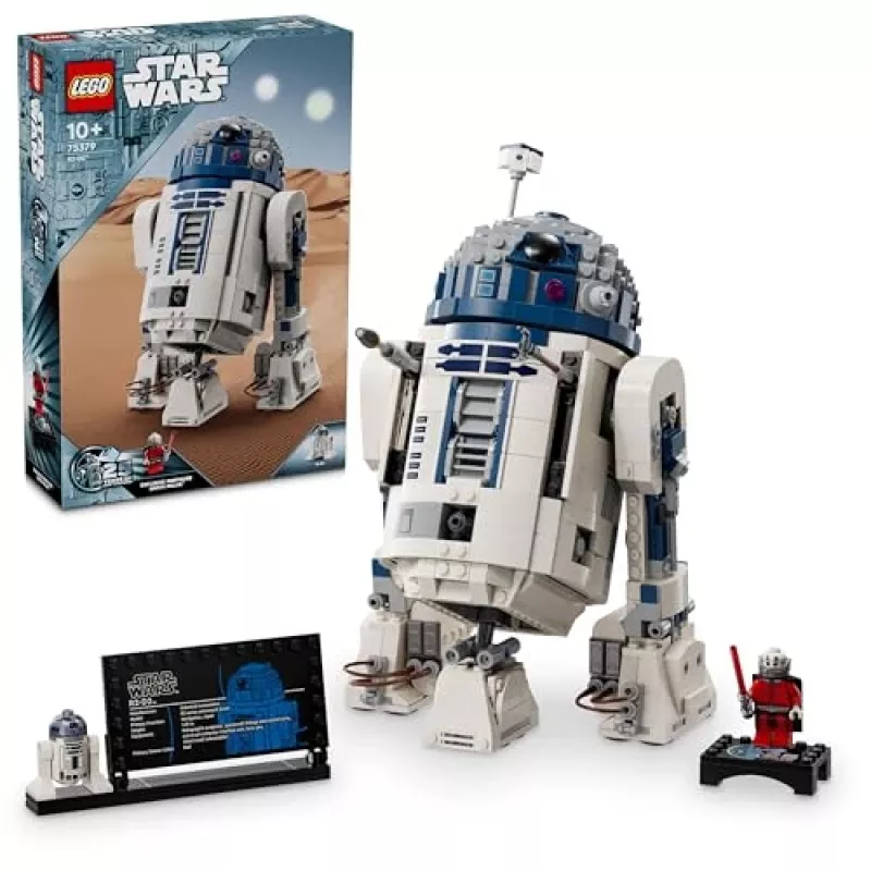 LEGO ehitatav droid R2‑D2 komplekt 75379 — 1050 osa, 10+ aastat, 160×110×240 mm, 0,24 kg