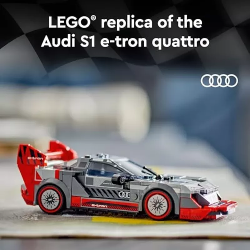 Lego Speed Champions 76921 Audi S1 E-Tron Quattro võidusõiduautode komplekt
