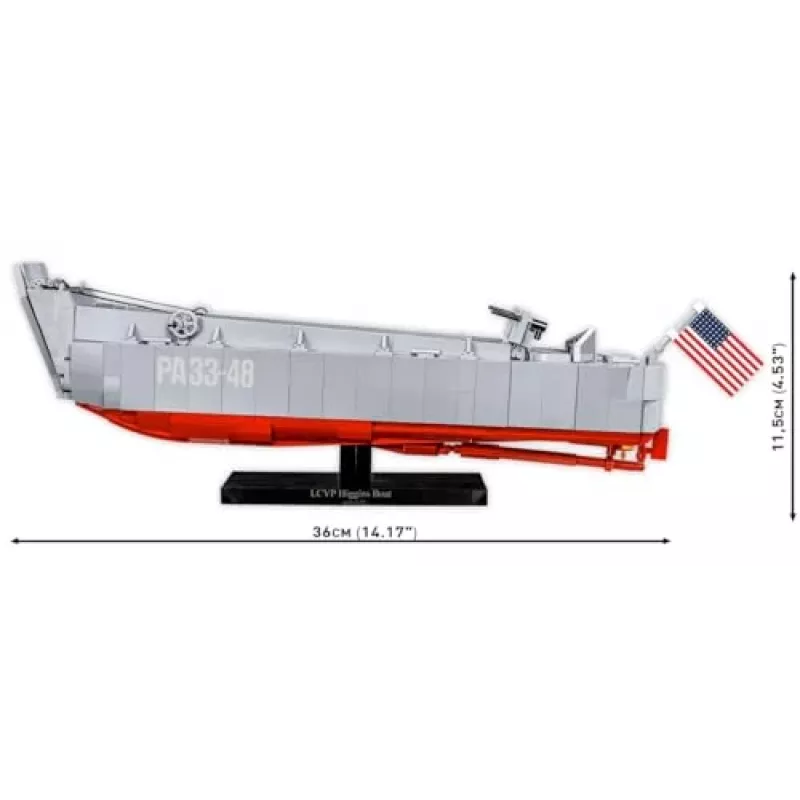Ehituskomplekt Cobi LCVP Higgins Boat 715 tk vanus 8+