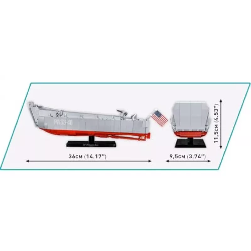 Ehituskomplekt Cobi LCVP Higgins Boat 715 tk vanus 8+
