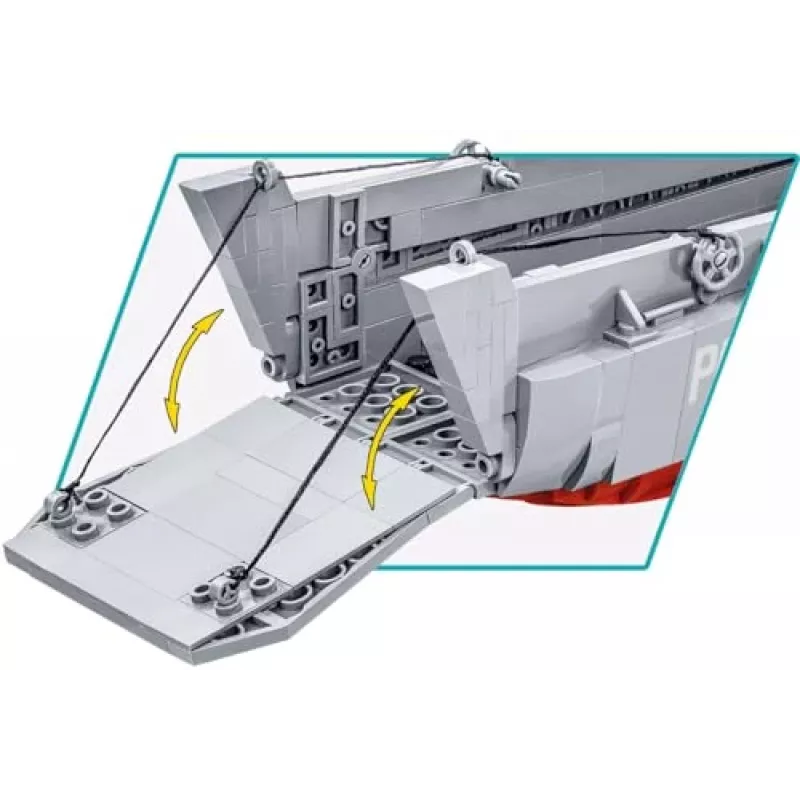 Ehituskomplekt Cobi LCVP Higgins Boat 715 tk vanus 8+