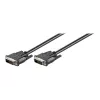 Wentronic Goobay DVI-D FullHD kaabel Dual Link, must, 1,8 m - DVI-D-pistik Dual-Link (24+1 kontakti) > DVI-D-pistik Dual-Link (24+1 kontakti) (93573)
