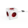 Allocacoc PowerCube Extended - 1,5m - Hall - Punane - 220 - 240V (PowerCube Extended 1,5M R)