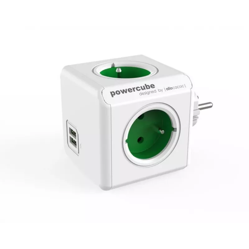 Allocacoc PowerCube Originaal USB Type E pistikupesa