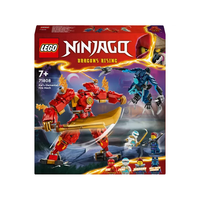 LEGO NINJAGO komplekt 71808 — 322 osa, 4 minifiguuri, kõrgus 160 mm, vanusele 7+